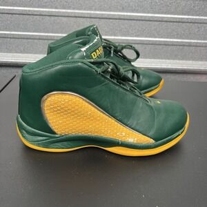 Vintage Y2K Dada Supreme Sneakers Green And Gold Size 7 Basketball Shoes